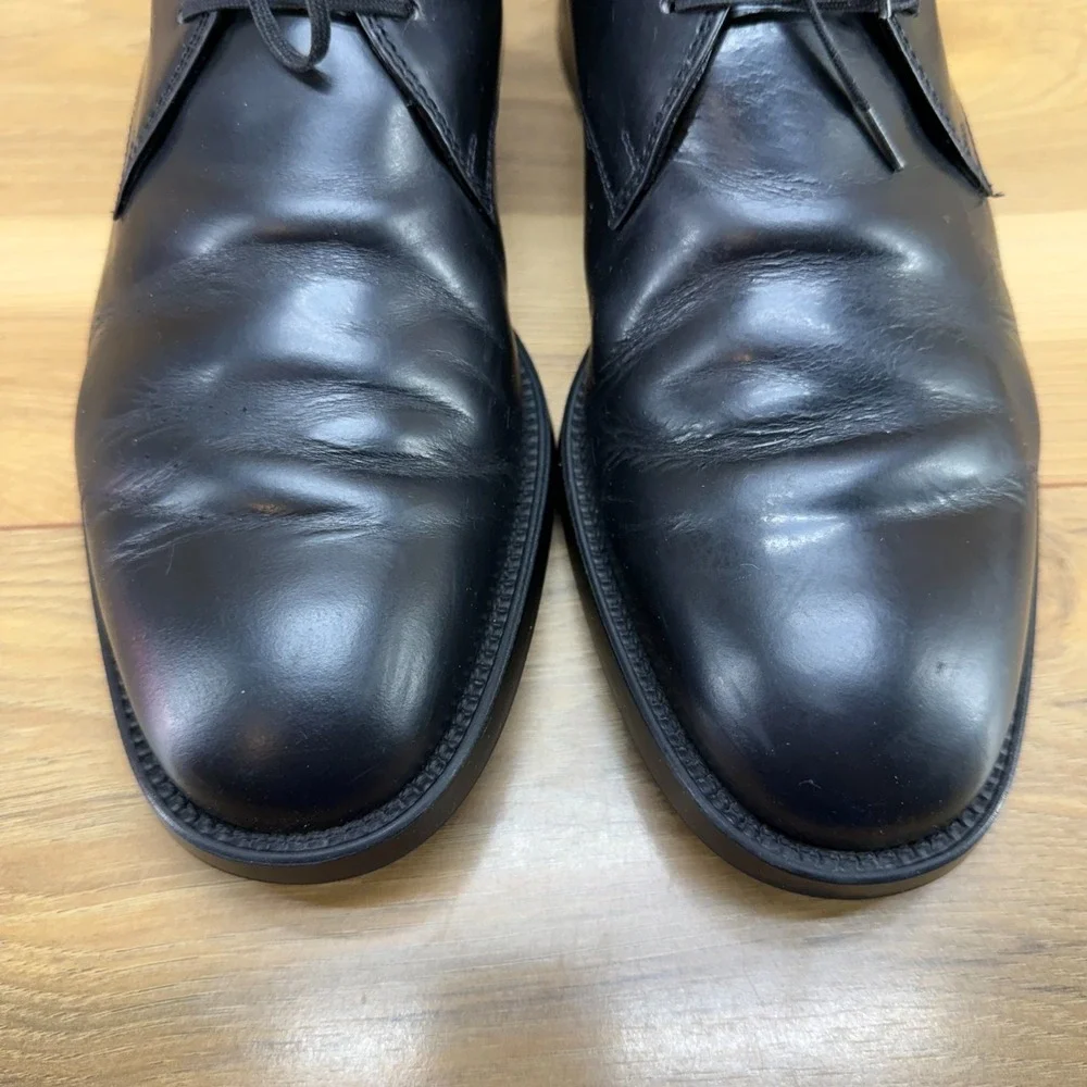 Tod's Black Leather Dress Boot Mens 9 UK 8 Chukka Formal Office Business Casual